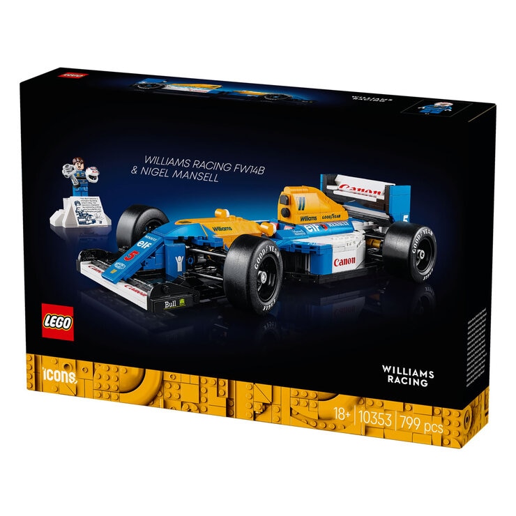 LEGO Icons Williams Racing FW14B & Nigel Mansell - Model 10353 (18+ Years) LEGO Icons Williams Racing FW14B & Nigel Mansell - Model 10353 (18+ Years)