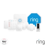 Ring 12pc Alarm Starter Kit Including Outdoor Siren with Indoor Camera