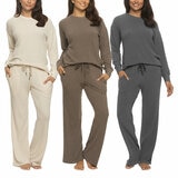 Jezebel Ladies 2 Piece Brushed Rib Lounge Set