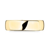 6.0mm Basic Court Wedding band. 18ct Yellow Gold