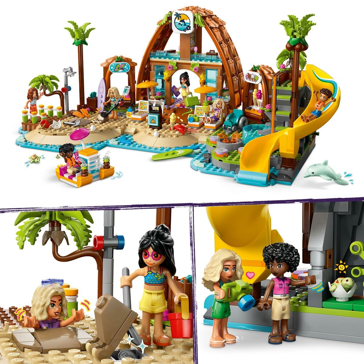 LEGO Friends Family Holiday Beach Resort - Model 42673 (8+ Years)