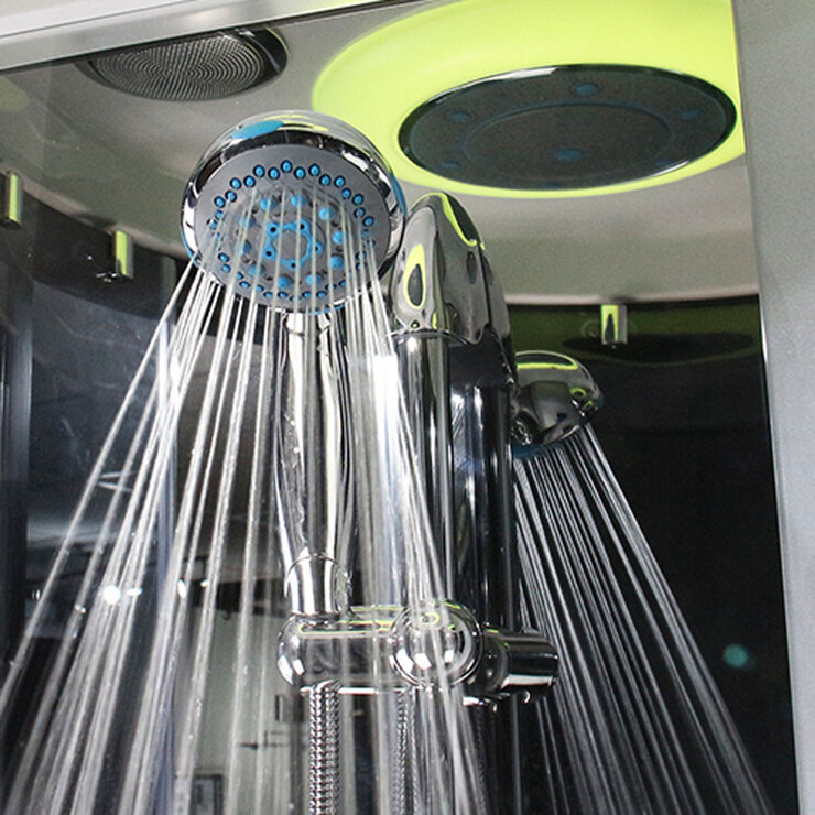 Insignia Diamond 1400 x 900 Steam Shower in Chrome