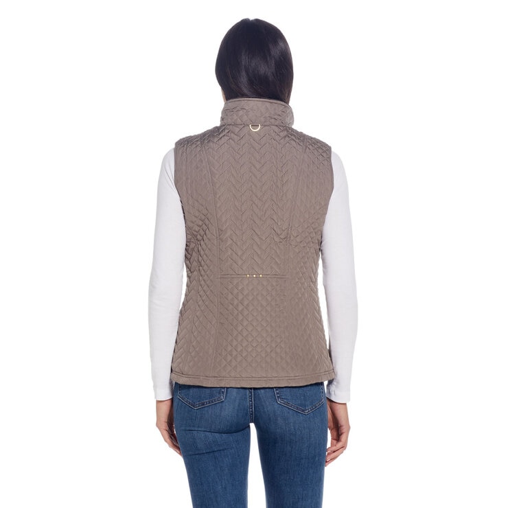 Weatherproof Ladies Quilted Plush Lined Vest