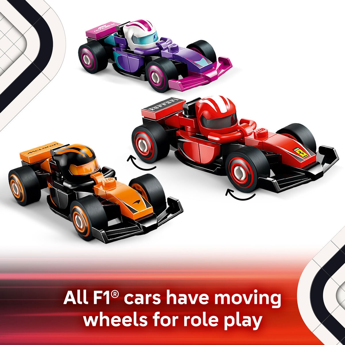 LEGO Minifigures F1® Collectible Race Cars - Model 71049 (6+ Years)