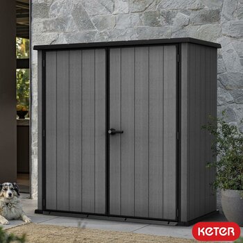 Keter Cortina 6ft 4" x 6ft 1" (1.9 x 0.7m) 1,400 Litre Vertical Storage Shed