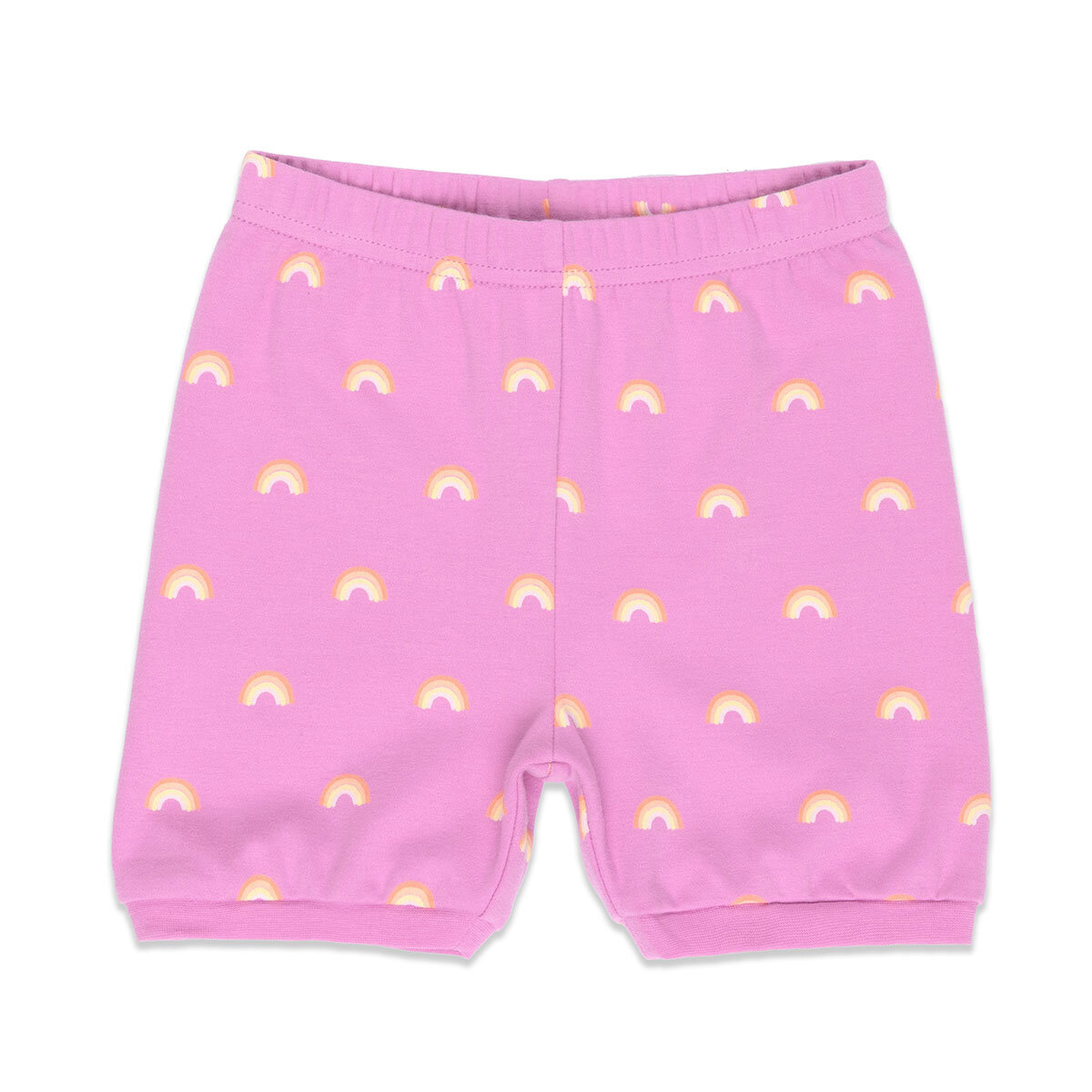 Pekkle Summer Pyjama 4 Piece Set in Rainbow & Cereal, 5 Years