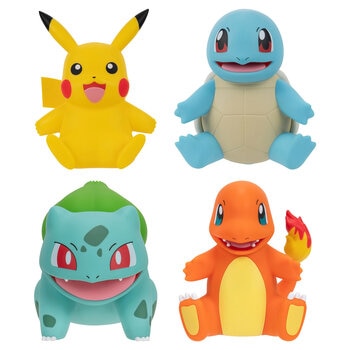 Pokémon 8 inch Vinyl Figures 4 Pack (4+ years)