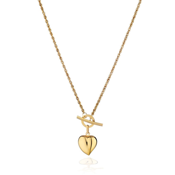14ct Yellow Gold Heart Necklace 14ct Yellow Gold Heart Necklace