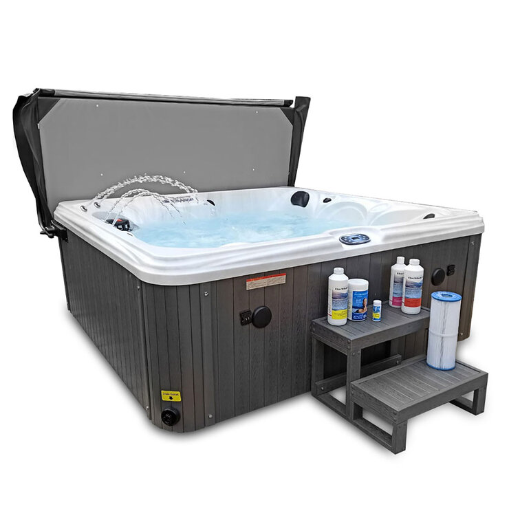 Blue Whale Spa Summer Lake 53-Jet 5 Person Hot Tub - Delivered and Installed
