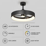 Infographics Artika Austin LED 23" Fandelier with downlight