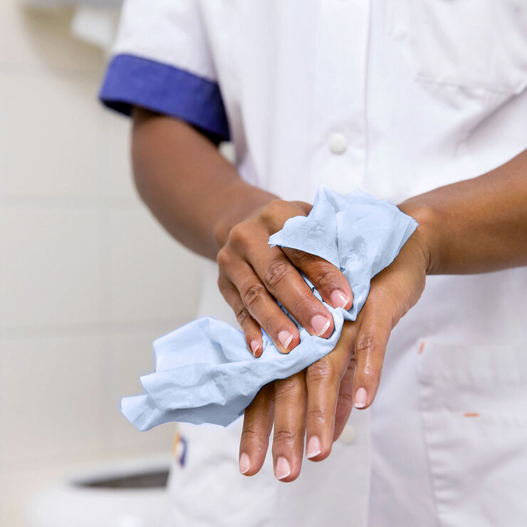 Wiping Hands
