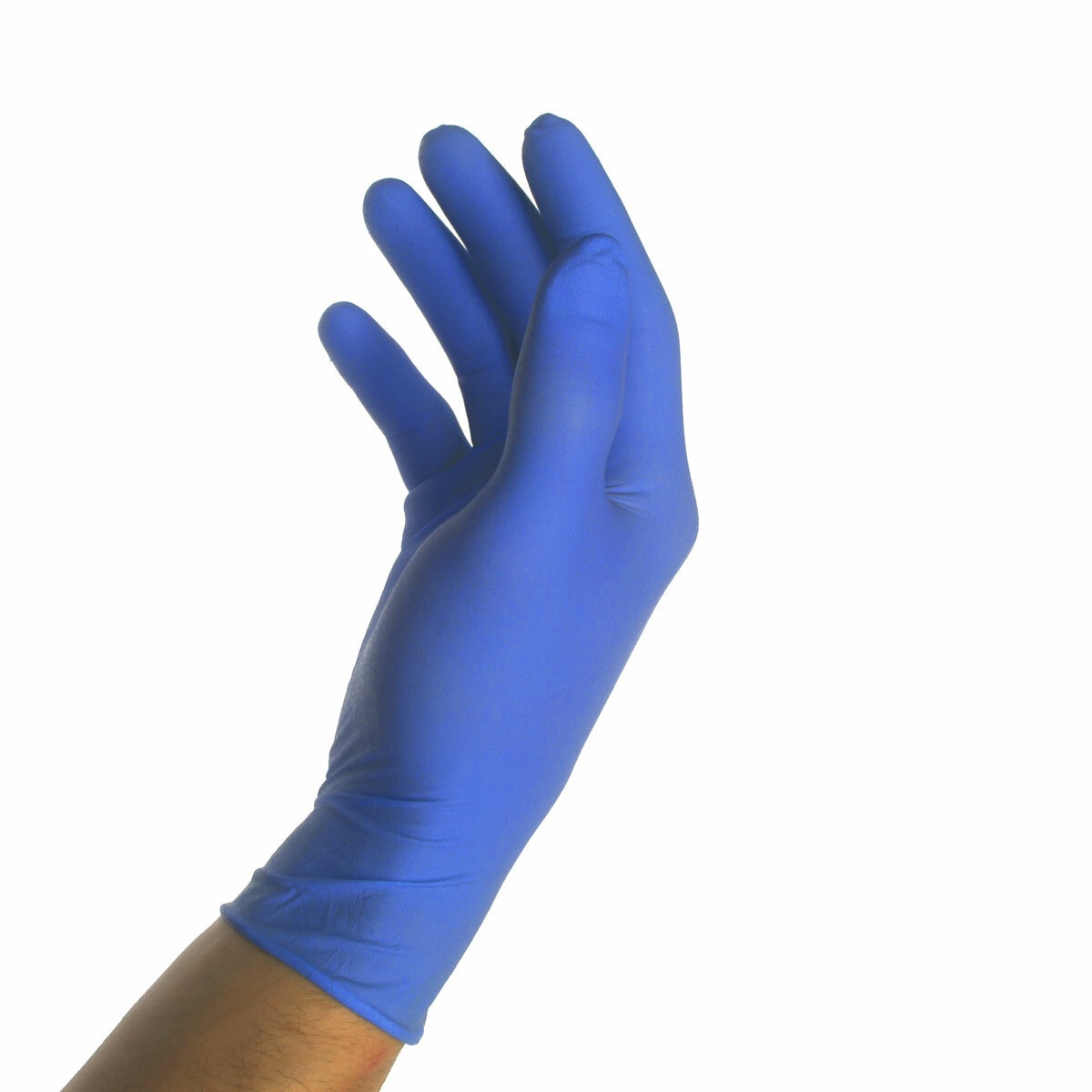 Medicom Vulcan Nitrile Gloves worn on a hand