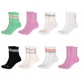 United Colors of Benetton Ladies Sport Crew Sock 8 Pack