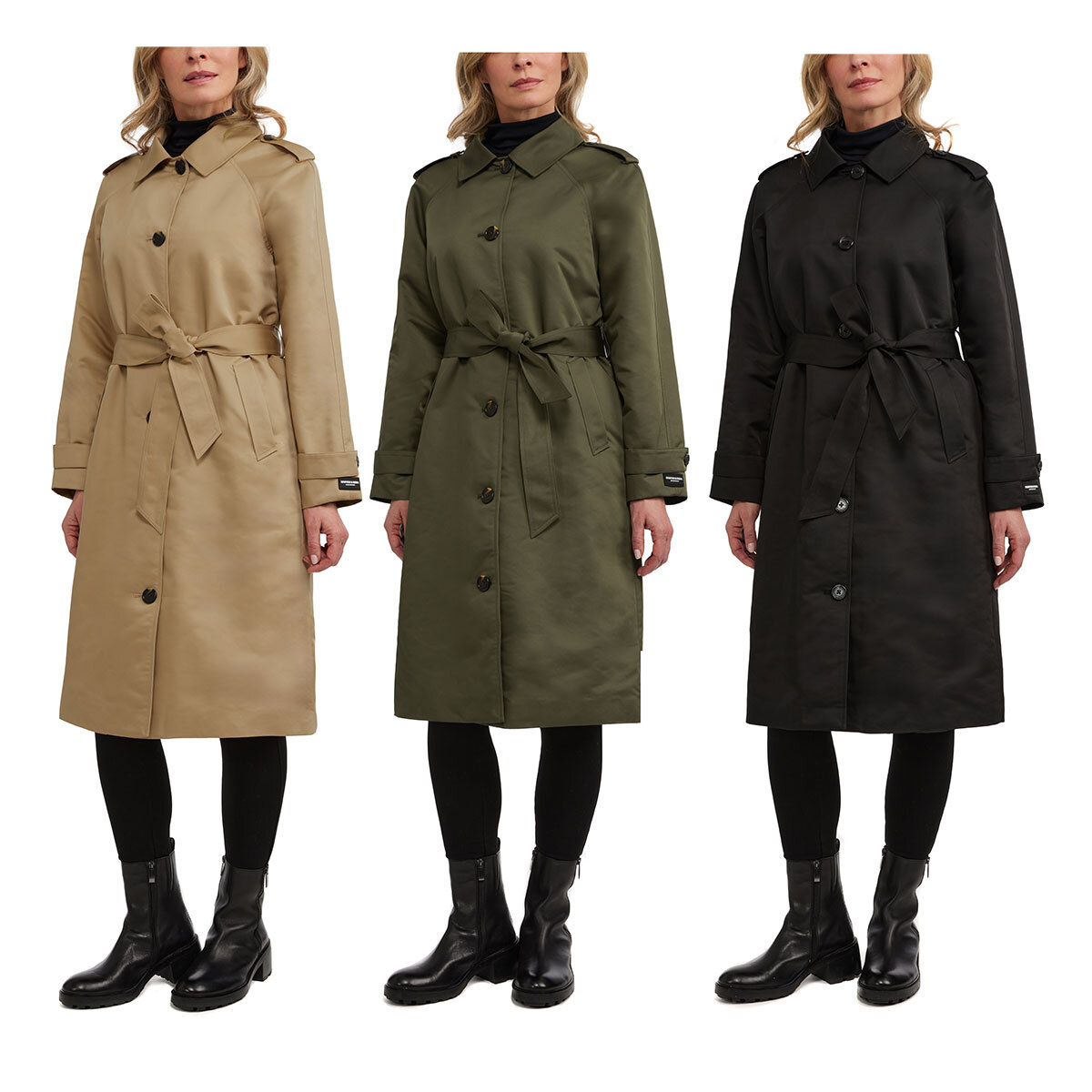 Costco kirkland signature ladies trench coat 2025