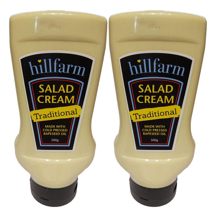 Hillfarm Salad Cream, 2 x 500g Hillfarm Salad Cream, 2 x 500g