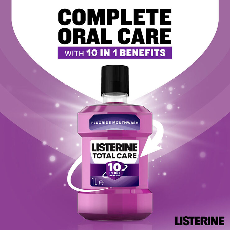 Listerine Total Care 10in1 Mouthwash, 2 x 1L Costco UK
