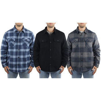 Jachs Men's Quilted Shirt Jacket in 3 Colours and 4 Sizes