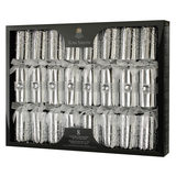 Tom Smith 14" (36cm) Deluxe Christmas Cracker 8 Pack in Silver