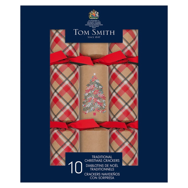 Tom Smith 12.5 Inch (32 cm) Luxury Christmas Crackers 10 Pack, Assortment of 3 Tom Smith 12.5 Inch (32 cm) Luxury Christmas Crackers 10 Pack, Assortment of 3