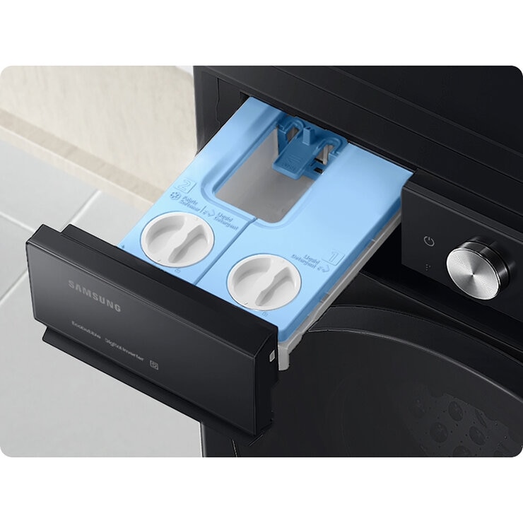 Samsung Series 7 WW90DB7U94GBU1, 9kg Smart Washing Machine, A Rated in Black