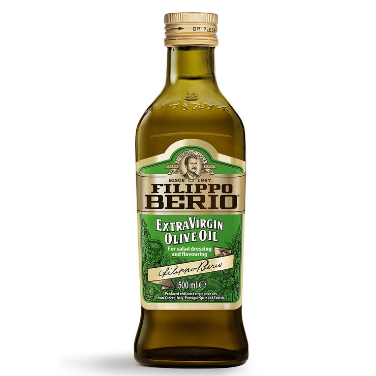 Filippo Berio Extra Virgin Olive Oil, 6 x 500ml