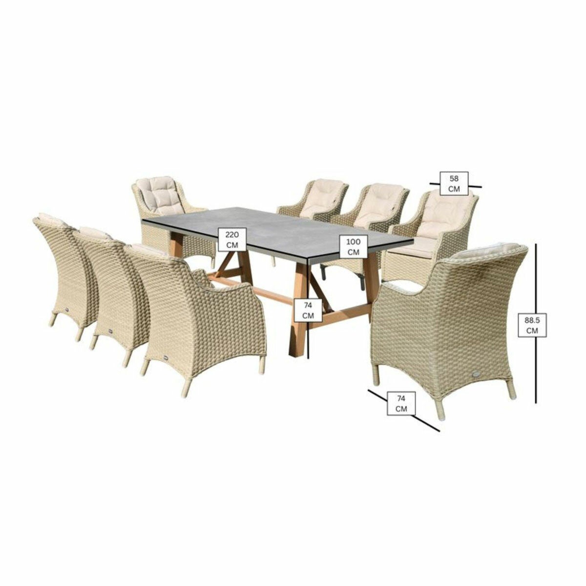 Bramblecrest Woodchester 9 Piece Dining Set Bramblecrest Woodchester 9 Piece Dining Set