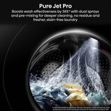 Hisense KitchenFit 5i Series WD5I1245BBR, 12kg/ 8kg Washer Dryer, D Rated in Black