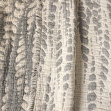 Life Comfort Reversible 100% Cotton Gauze Throw in Grey, 127 x 162 cm