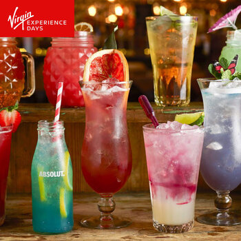 Virgin Experience Days Cocktail Masterclass Three Course Meal for Two at Revolution Bars (18+ Years)