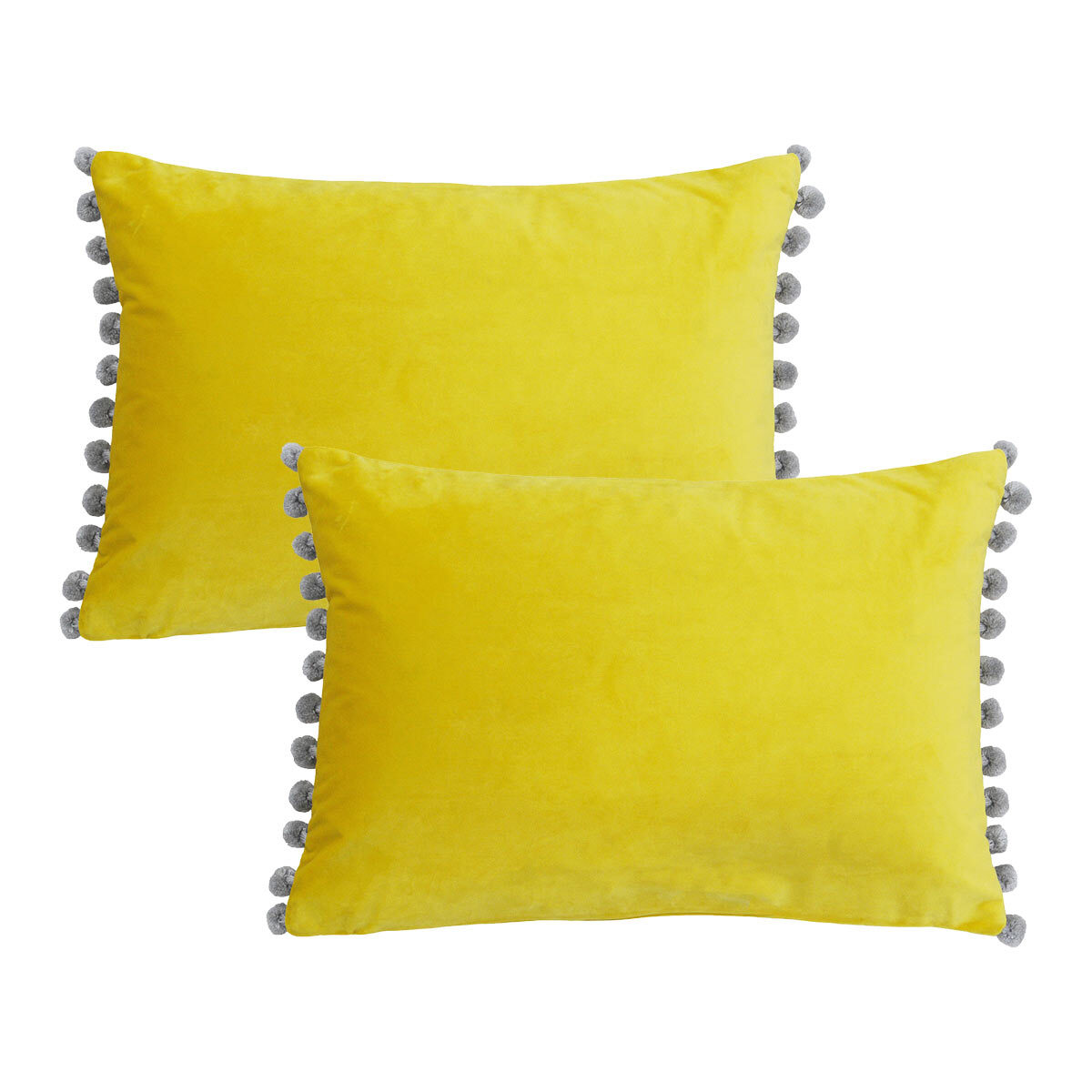 Cut Out Image of Carnival Velvet Bolster Cushion as a 2 Pack