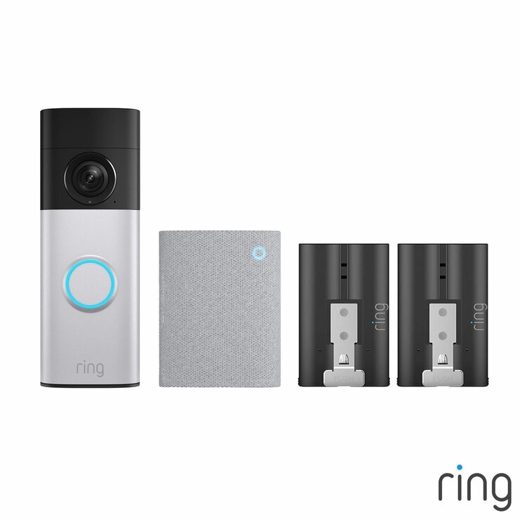 Ring Video Doorbell Plus (2nd Gen) with Chime (3rd Gen) and Additional Quick Release Battery Ring Video Doorbell Plus (2nd Gen) with Chime (3rd Gen) and Additional Quick Release Battery