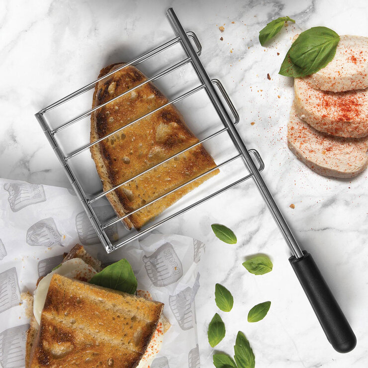 Image of Dualit 4 slot toaster sandwich Image of Dualit 4 slot toaster sandwich