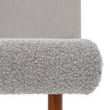 Gallery Rabley Light Grey Fabric Bed Frame, King