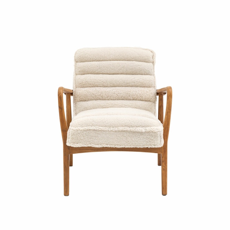 Gallery Datsun Sheepskin Fabric Armchair