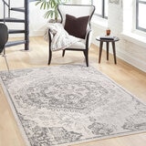 Nova Medallion Ivory Rug, in 2 Sizes
