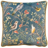 Wylder Chinoiserie Feather Fill Cushion 2 Pack in 2 Colours, 43 x 43 cm