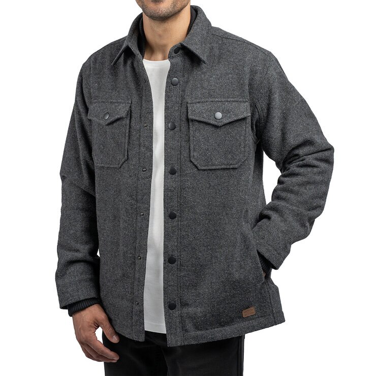 Jachs Sherpa Lined Shirt Jacket