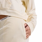 Juicy Couture Ladies 2 Piece Velour Lounge Set in Cream