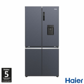 Haier Series 5 HCR5919EHMB, Multidoor Fridge Freezer, E Rated in Black