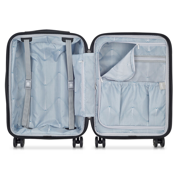Delsey 2 Piece Hardside Luggage Set in Black