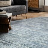 Wyatt & Ash Washable Area Rug in Blue, 183 x 274cm