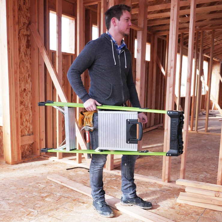 Little Giant 2 Tread Mighty Lite Hi-Viz GRP Fibreglass Step Ladder