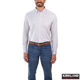 Kirkland Signature Men's Knit Dress Shirt