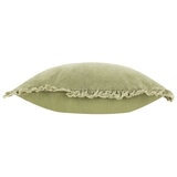 Furn Bertie Velvet Feather Fill Cushion 2 Pack in Sage, 45 x 45 cm
