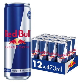 Red Bull Energy Drinks PMP £2.65, 12 x 473ml