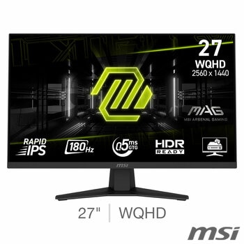 MSI MAG 274QF 180Hz WQHD Gaming Monitor, 9S6-3CE41H-011