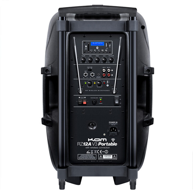 KAM RZ12AP 12" Portable Bluetooth Speaker, 800W Costco UK