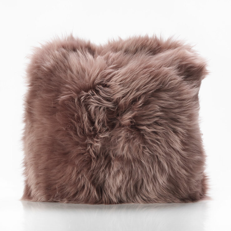 Bowron Long Wool Sheepskin Double Sided Cushion, 35 x 35cm