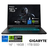 Gigabyte A16, Intel Core i7, 16GB RAM, 1TB SSD, NVIDIA GeForce RTX 5070, 16 inch Gaming Laptop, CWHI3UK894SH