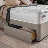 Silentnight Eco Comfort 800 Pillowtop Mattress & Sandstone Divan in 5 Sizes